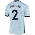 Maglia Chelsea NO.2 Rudiger Seconda 2020/2021 Blu
