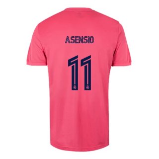Maglia Real Madrid Seconda NO.11 Asensio 2020/2021 Rosa Maglia Real Madrid Seconda NO.11 Asensio 2020/2021 Rosa