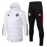 Giù Giacca Bayern Monaco Set Completo 2020/2021 Bianco