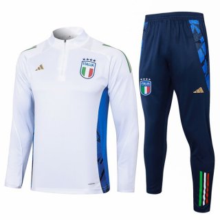 Felpa Allenamento Italia 2024/2025 Bianco 3 Felpa Allenamento Italia 2024/2025 Bianco 3