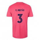 Maglia Real Madrid Seconda NO.3 E. Militão 2020/2021 Rosa