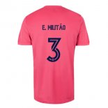 Maglia Real Madrid Seconda NO.3 E. Militão 2020/2021 Rosa