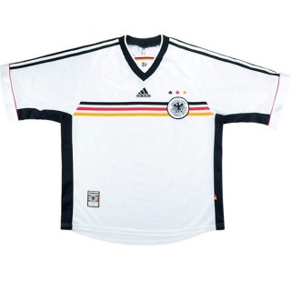 Thailandia Maglia Germania Prima Retro 1998 Bianco Thailandia Maglia Germania Prima Retro 1998 Bianco
