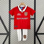 Maglia Manchester United Prima Bambino Retro 1999 2000