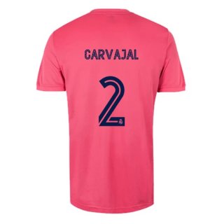 Maglia Real Madrid Seconda NO.2 Carvajal 2020/2021 Rosa Maglia Real Madrid Seconda NO.2 Carvajal 2020/2021 Rosa