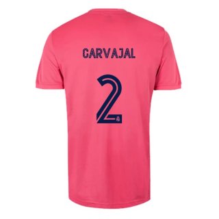 Maglia Real Madrid Seconda NO.2 Carvajal 2020/2021 Rosa