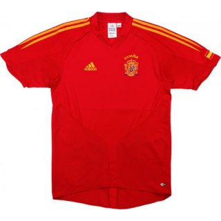 Thailandia Maglia Spagna Prima Retro 2004 2006 Rosso Thailandia Maglia Spagna Prima Retro 2004 2006 Rosso