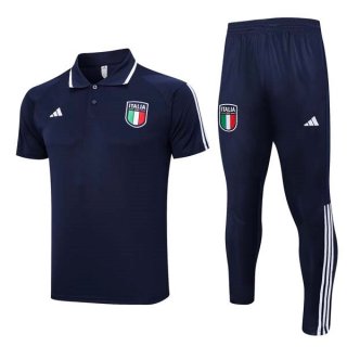 Polo Italia Set Completo 2023/2024 Blu 3