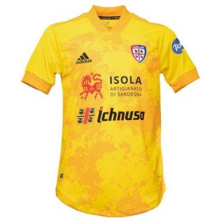 Thailandia Maglia Cagliari Calcio Terza 2020/2021 Giallo Thailandia Maglia Cagliari Calcio Terza 2020/2021 Giallo