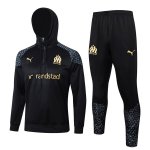 Felpa Cappuccio Marseille 2024 Nero 2 Felpa Cappuccio Marseille 2024 Nero 2