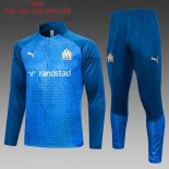 Bambino Felpa Marseille 2024 Blu 2