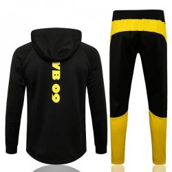 Felpa Cappuccio Set Completo Borussia Dortmund 2022/2023 Nero Giallo