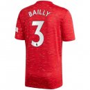 Maglia Manchester United NO.3 Bailly Prima 2020/2021 Rosso