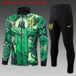 Bambino Giacca Brasile 2024/2025 Verde