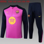 Bambino Felpa Allenamento Barcellona 2025/2026 Porpora 5