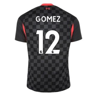 Maglia Liverpool NO.12 Gomez Terza 2020/2021 Nero Maglia Liverpool NO.12 Gomez Terza 2020/2021 Nero
