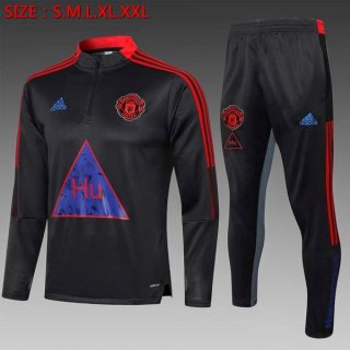 Bambino Giacca Manchester United 2022 Nero Rosso Bambino Giacca Manchester United 2022 Nero Rosso
