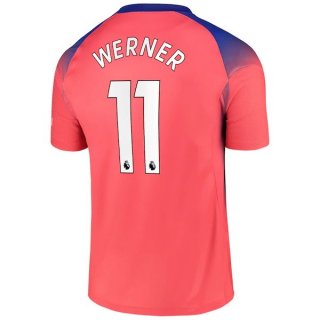 Maglia Chelsea NO.11 Werner Terza 2020/2021 Arancione Maglia Chelsea NO.11 Werner Terza 2020/2021 Arancione