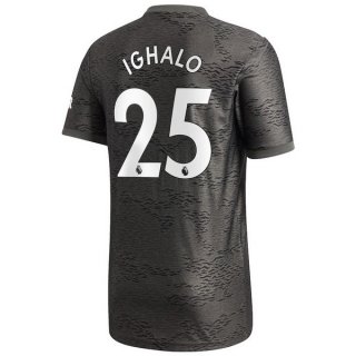 Maglia Manchester United NO.25 Ighalo Seconda 2020/2021 Nero Maglia Manchester United NO.25 Ighalo Seconda 2020/2021 Nero