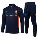 Felpa Allenamento Marseille 2024/2025 Blu 2