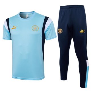 Maglia Manchester City Set Completo 2024/2025 Blu