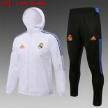 Giacca a vento Real Madrid Set Completo 2022 Bianco Nero