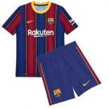 Maglia Barcellona Prima Bambino 2020/2021 Blu Rosso