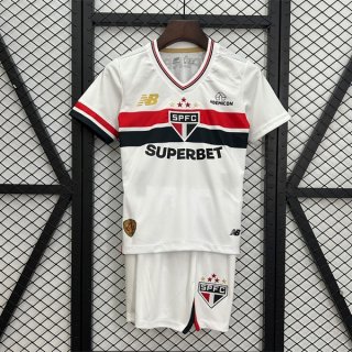 Maglia Sao Paulo Prima Bambino 2025/2026 Maglia Sao Paulo Prima Bambino 2025/2026