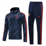 Giacca a vento Arsenal Set Completo 2021/2022 Blu Navy