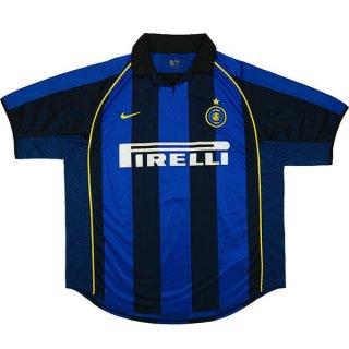 Thailandia Maglia Inter Milan Prima Retro 2001 2002 Blu