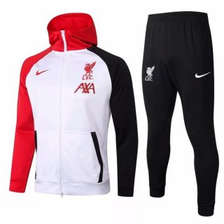 Giacca Cappuccio Liverpool 2020/2021 Rosso Bianco Nero