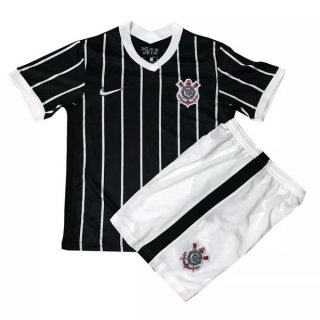 Maglia Corinthians Paulista Seconda Bambino 2020/2021 Nero