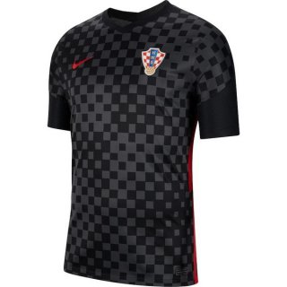 Thailandia Maglia Croazia Seconda 2020 Nero Thailandia Maglia Croazia Seconda 2020 Nero