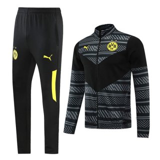 Giacca Borussia Dortmund 2022/2023 Grigio Nero Giacca Borussia Dortmund 2022/2023 Grigio Nero