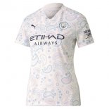 Maglia Manchester City Terza Donna 2020/2021 Bianco