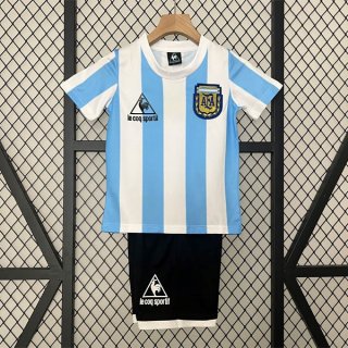 Maglia Argentina Prima Retro Bambino 1986 Maglia Argentina Prima Retro Bambino 1986