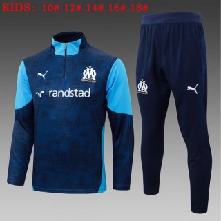 Bambino Felpa Allenamento Marseille 2026/2027 Blu 2