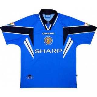 Thailandia Maglia Manchester United Seconda Retro 1997 1998 Blu