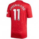Maglia Manchester United NO.11 Greenwood Prima 2020/2021 Rosso