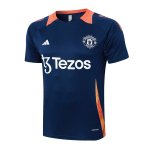 Maglia Formazione Manchester United 2024/2025 Blu Arancione Maglia Formazione Manchester United 2024/2025 Blu Arancione