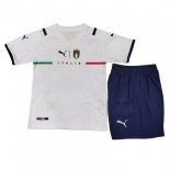 Maglia Italia Seconda Bambino 2021 Bianco