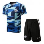 Maglia Formazione Inter Milan Set Completo 2022-2023 Blu