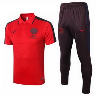 Polo PSG Set Completo 2020/2021 Rosso Nero