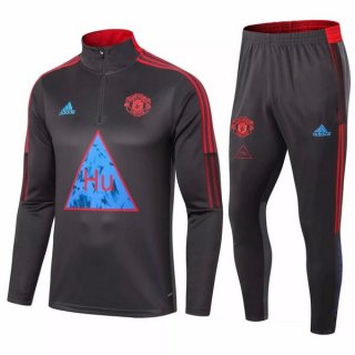 Giacca Manchester United 2020/2021 Nero Blu Giacca Manchester United 2020/2021 Nero Blu