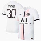 Maglia Paris Saint Germain NO.30 Messi Seconda 2021/2022