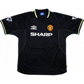 Thailandia Maglia Manchester United Terza Retro 1998 1999 Nero