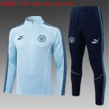 Bambino Felpa Allenamento Manchester City 2026/2027 Blu 2