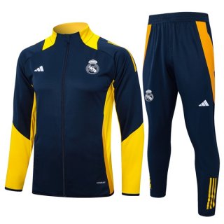 Giacca Real Madrid 2024/2025 Blu Giallo 3 Giacca Real Madrid 2024/2025 Blu Giallo 3