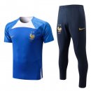 Maglia Francia Set Completo 2022-2023 Blu