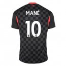 Maglia Liverpool NO.10 Mane Terza 2020/2021 Nero